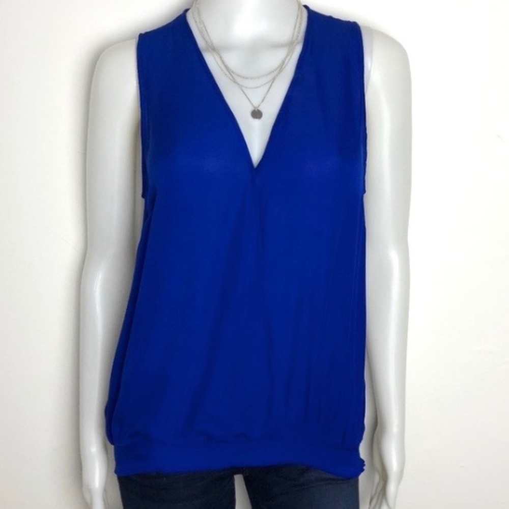 Royal Blue Silk Top by Cynthia Rowley